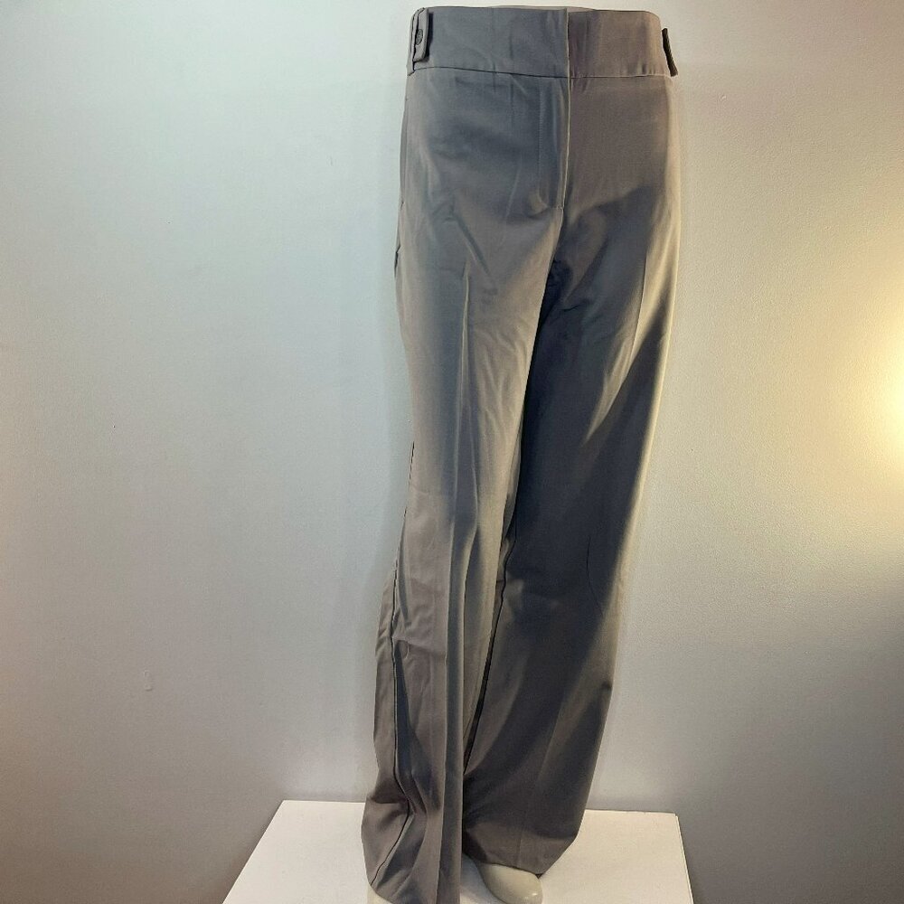 LARRY LEVINE Women's Grey Platinum Dress Pant - Size 16 - NWT $60